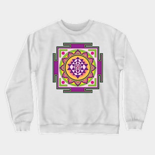 Sri Yantra Mandala Crewneck Sweatshirt